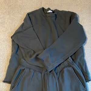 Eileen Fisher French Terry Matching Set: read sizing.